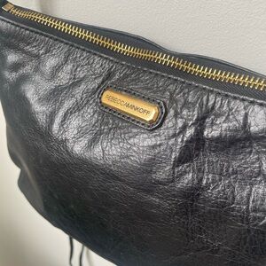 2010s Fringe accent Rebecca Minkoff Leather Gold Hardware 3 Zip